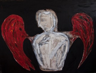 angel, 2009

200x100cm, mixed media on canvas